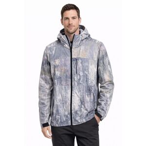 VRST Tie Dye Rain Jacket Mens size XXL Nylon‎ Shell Full Zip with Hood $120